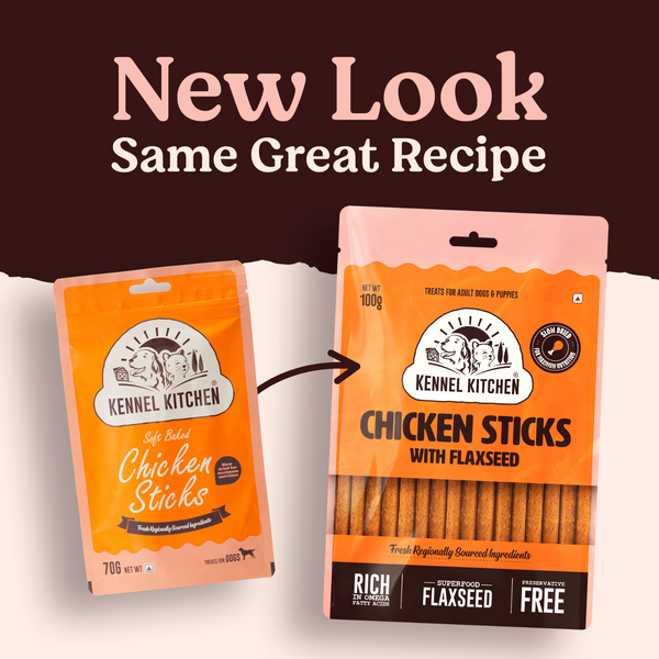 Chicken Sticks with flaxseed