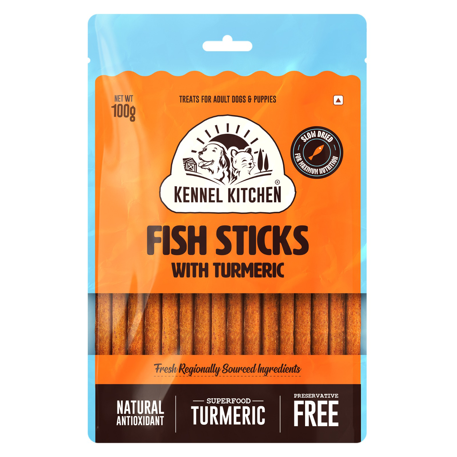 Soft Baked Fish Stick Treats for Dogs