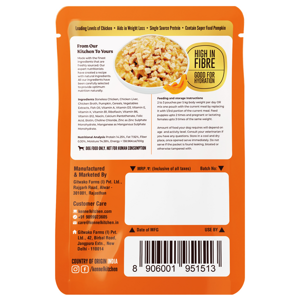 Supreme Cuts in Gravy Chicken With Pumpkin