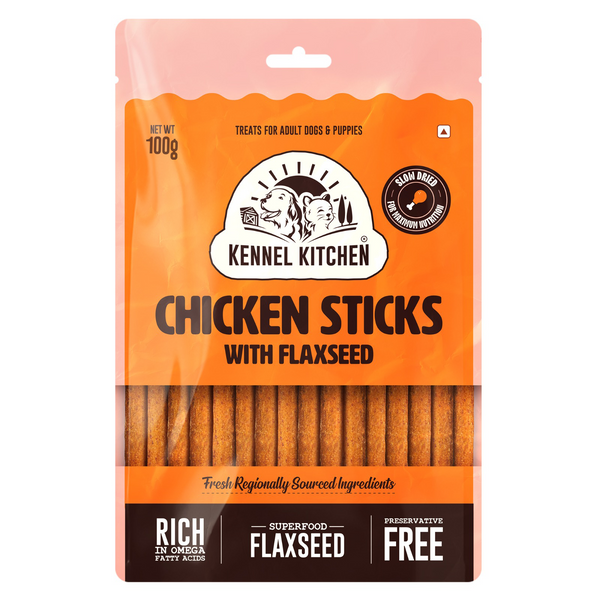 Chicken Sticks with flaxseed
