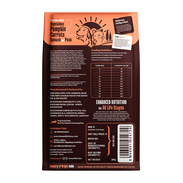 Air Dried Chicken & Mackerel Recipe 2kg