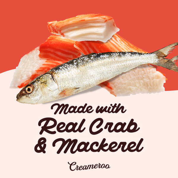 Creameroo Crab with Mackerel