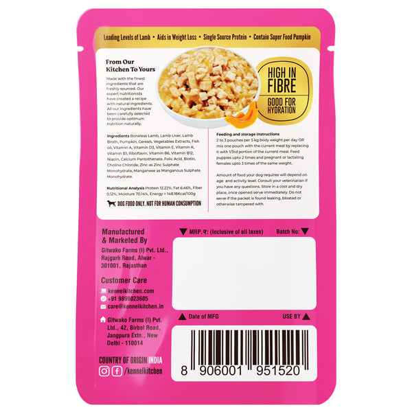 Supreme Cuts in Gravy Lamb With Pumpkin