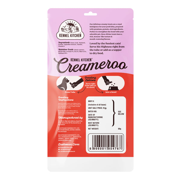 Creameroo Crab with Mackerel