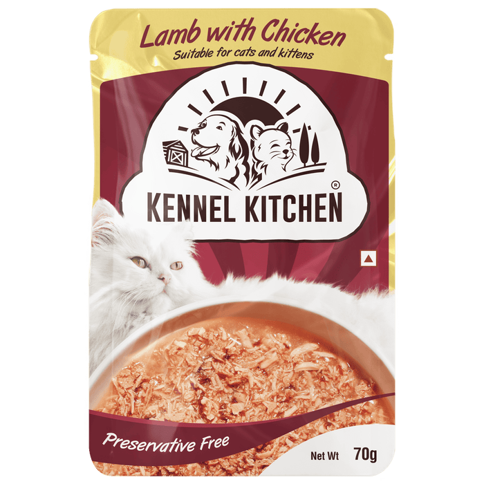 Lamb with chicken shreds in gravy